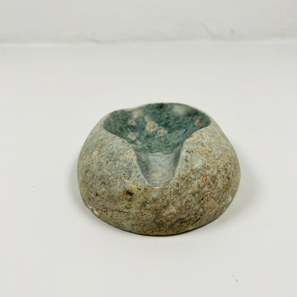 Emerald Green Tainted Ash Tray - River Stone