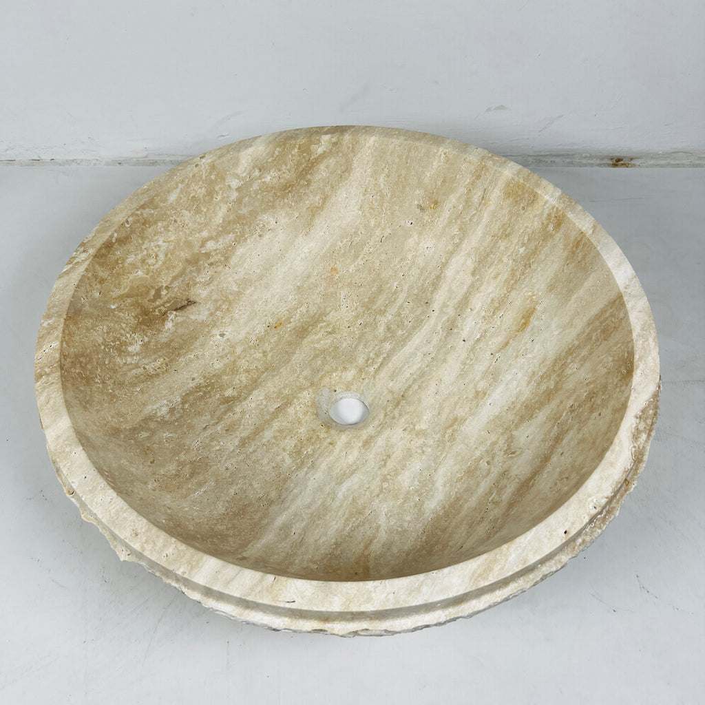 Earthly Travertine Sink