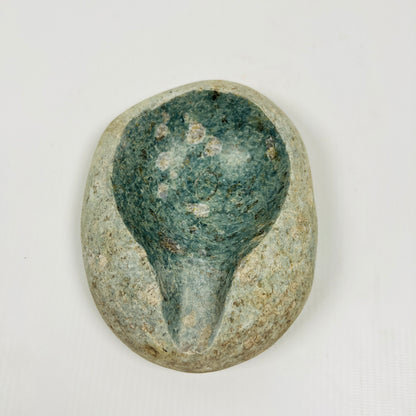 Emerald Green Tainted Ash Tray - River Stone