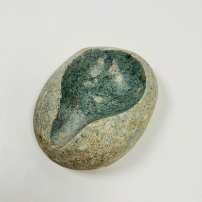 Emerald Green Tainted Ash Tray - River Stone