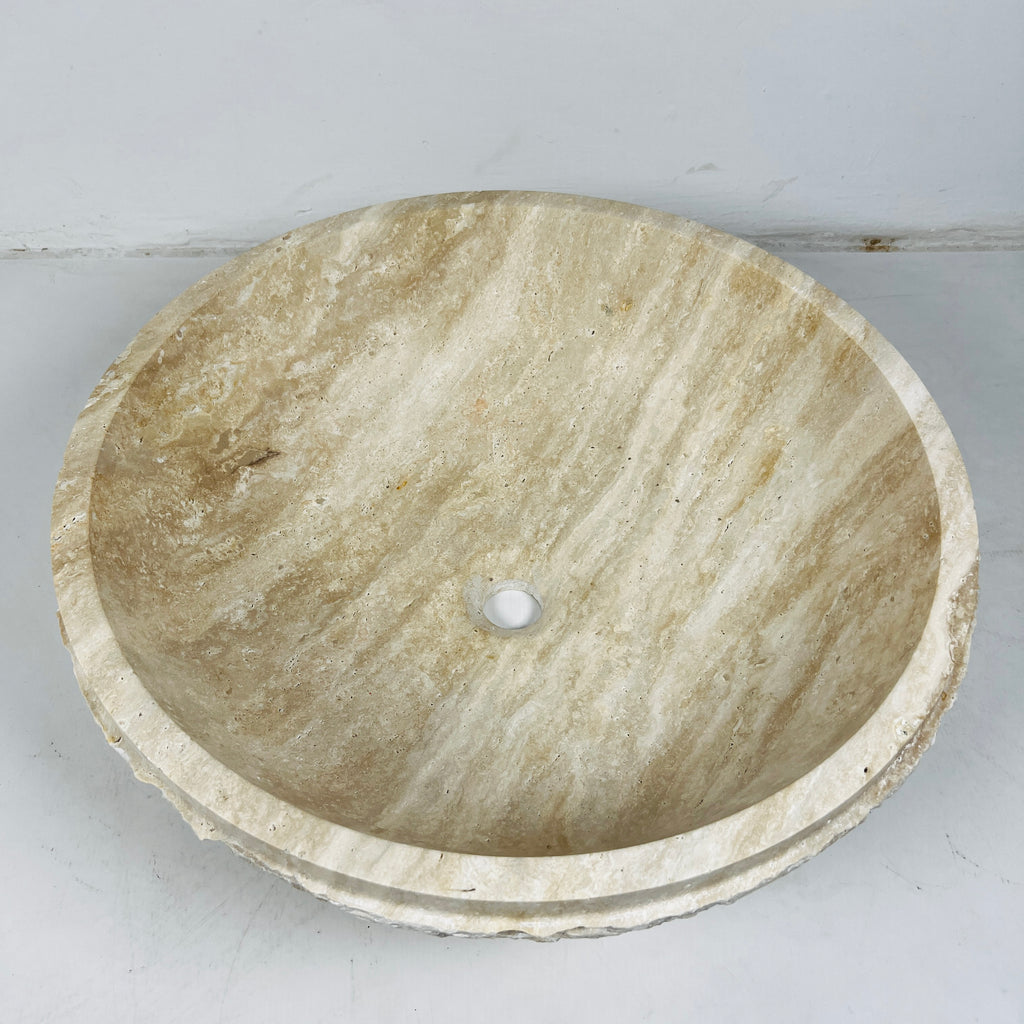 Earthly Travertine Sink