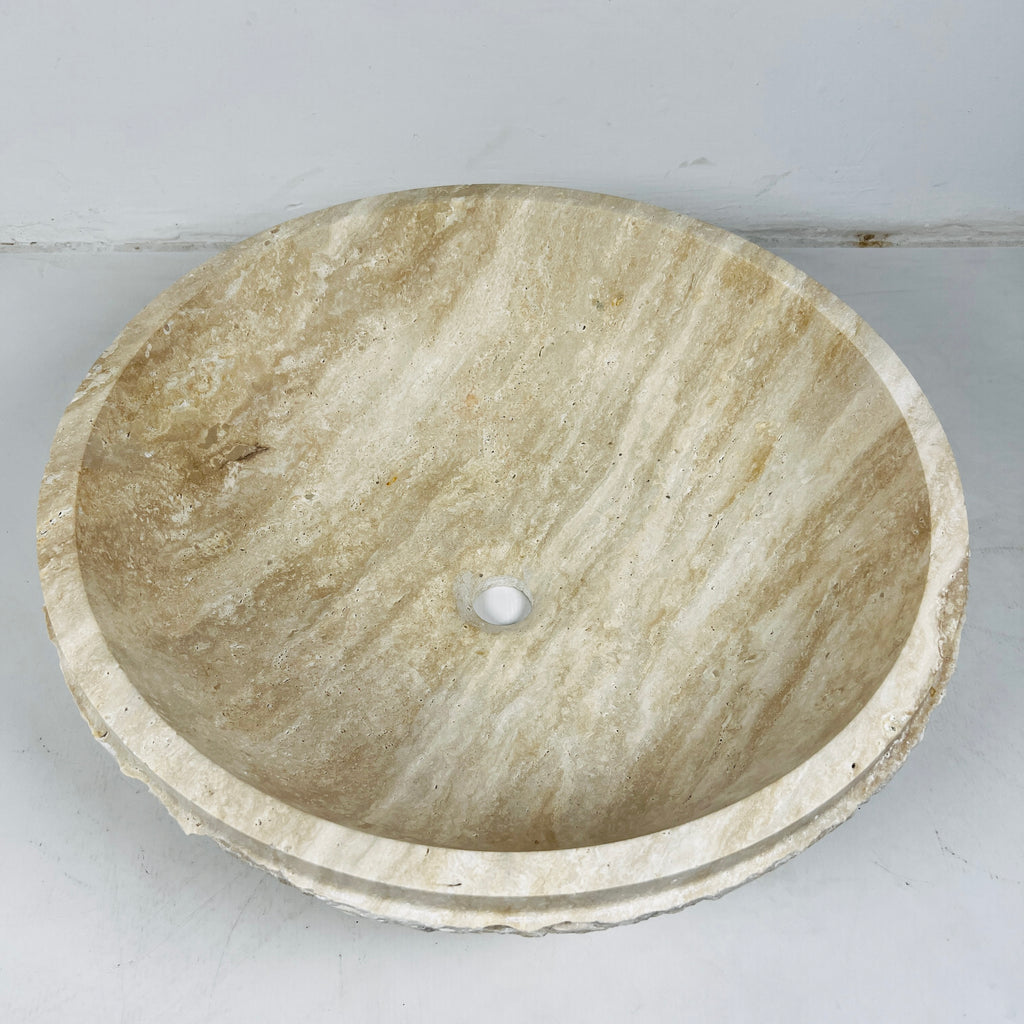 Earthly Travertine Sink