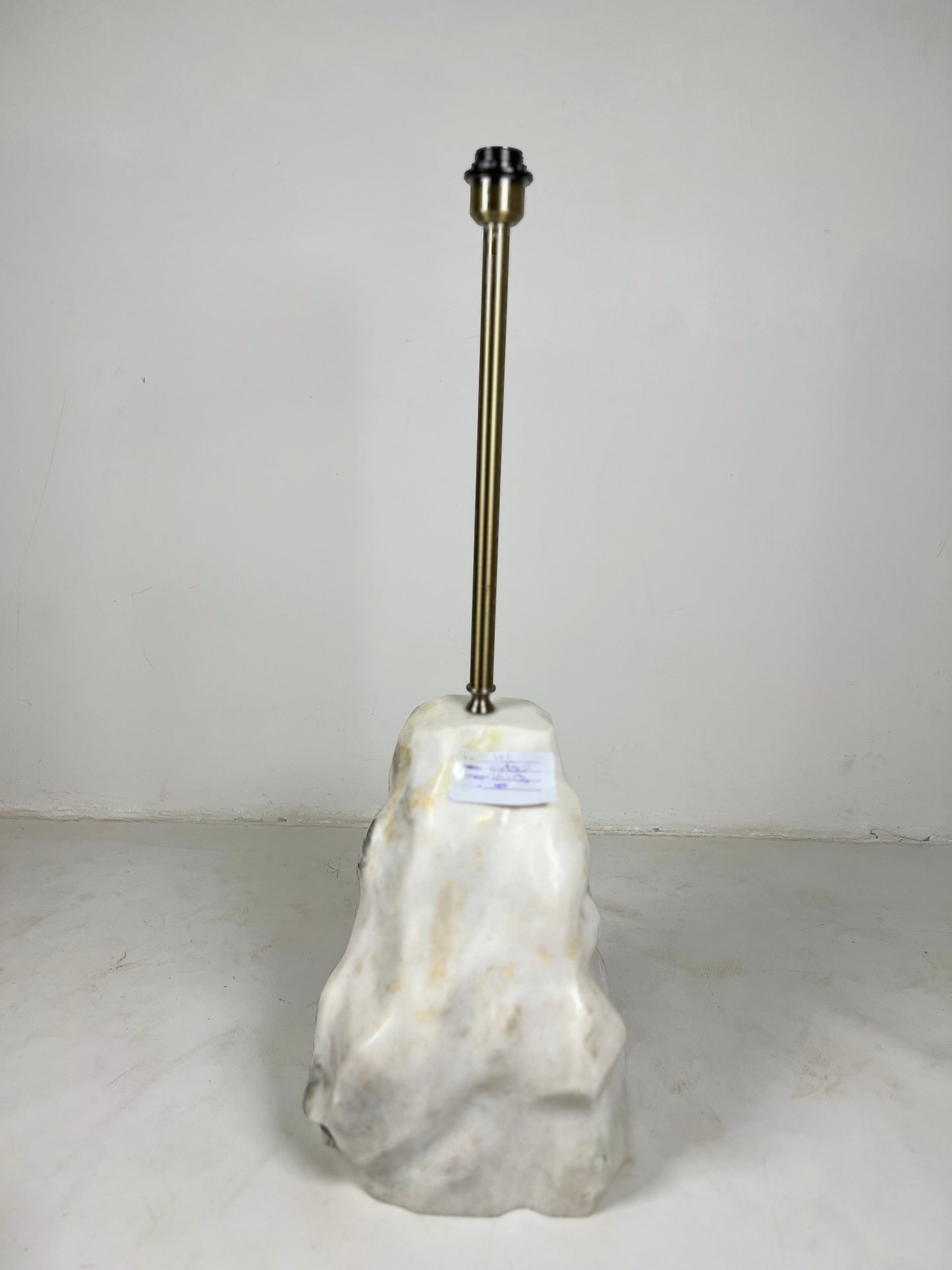 Tall Stone Lamp - Gray Commando