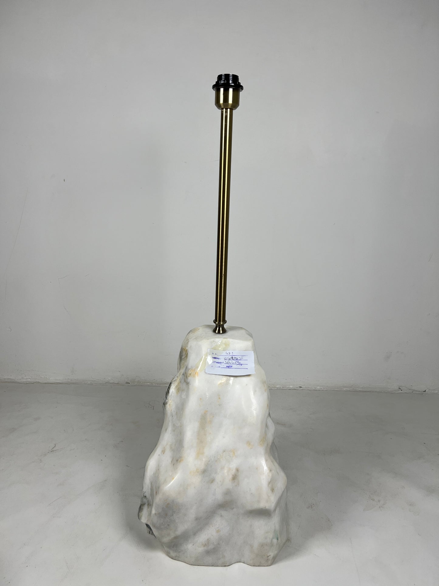 Tall Stone Lamp - Gray Commando