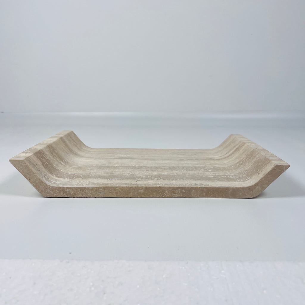 Terrain Travertine Lined Tray