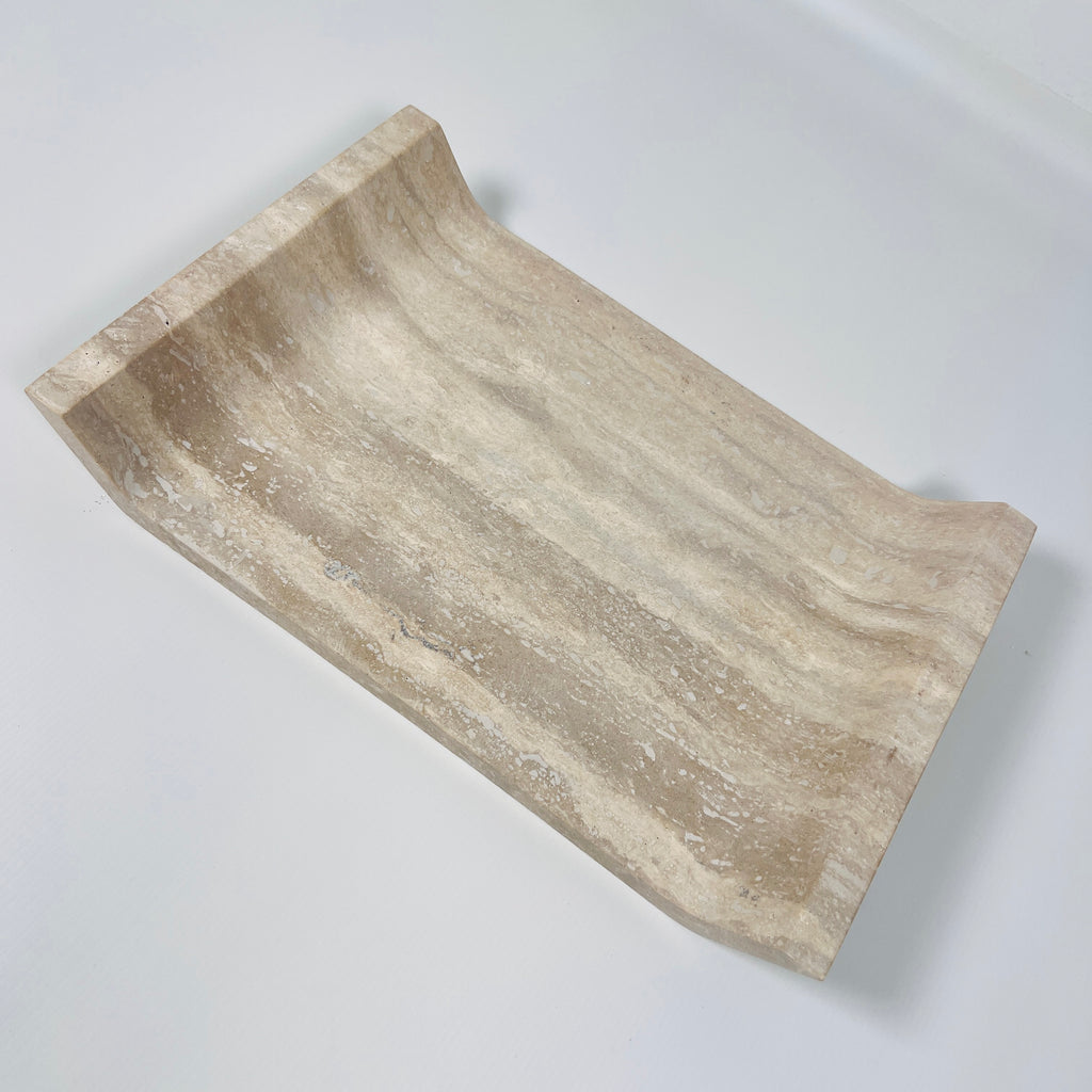 Terrain Travertine Lined Tray