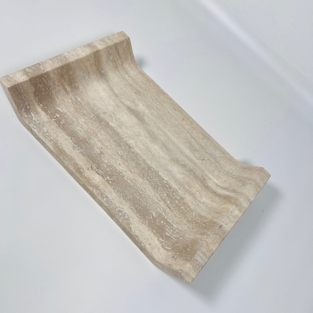 Terrain Travertine Lined Tray