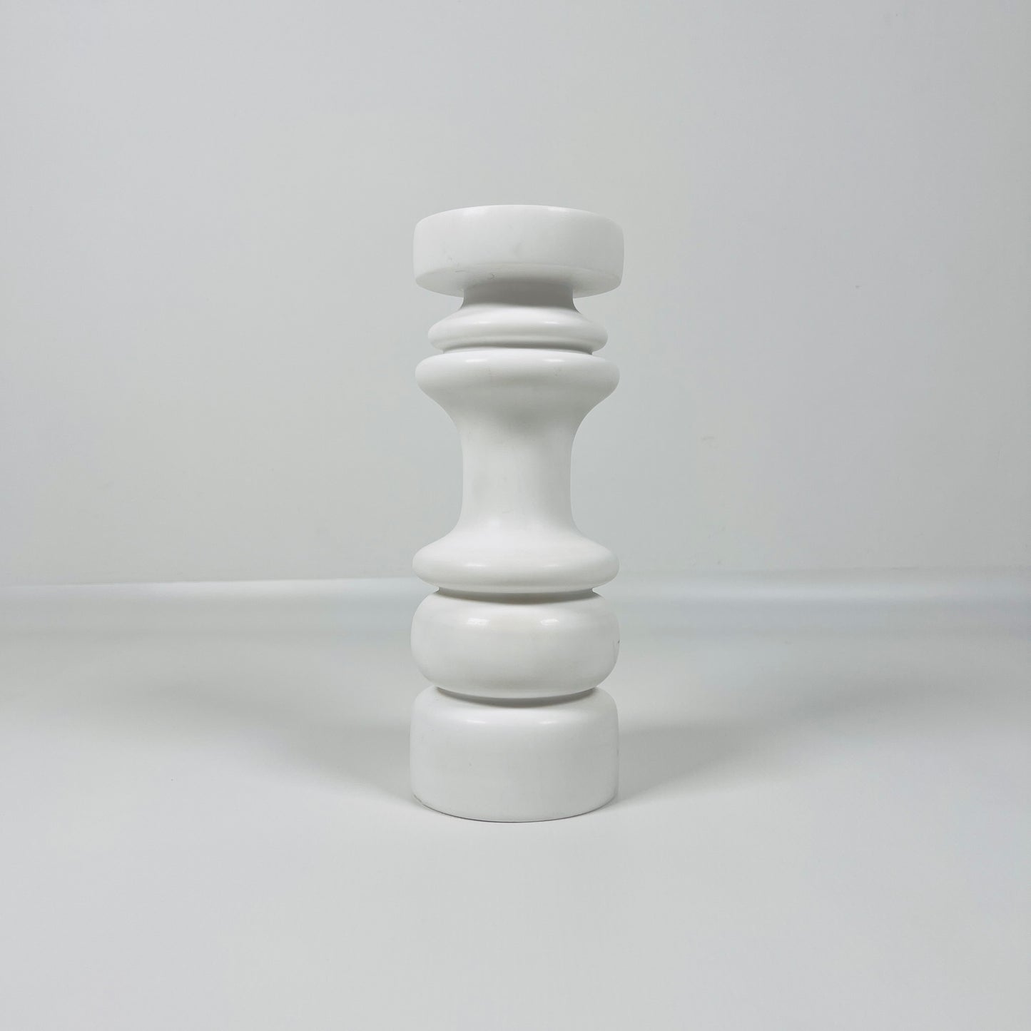 Shaker Candle Stand - White