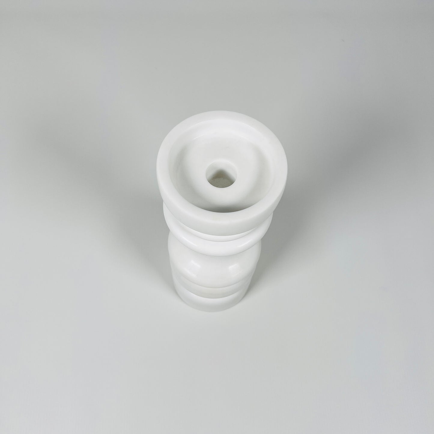 Shaker Candle Stand - White