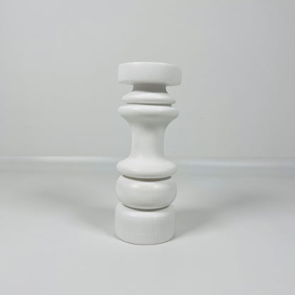 Shaker Candle Stand - White