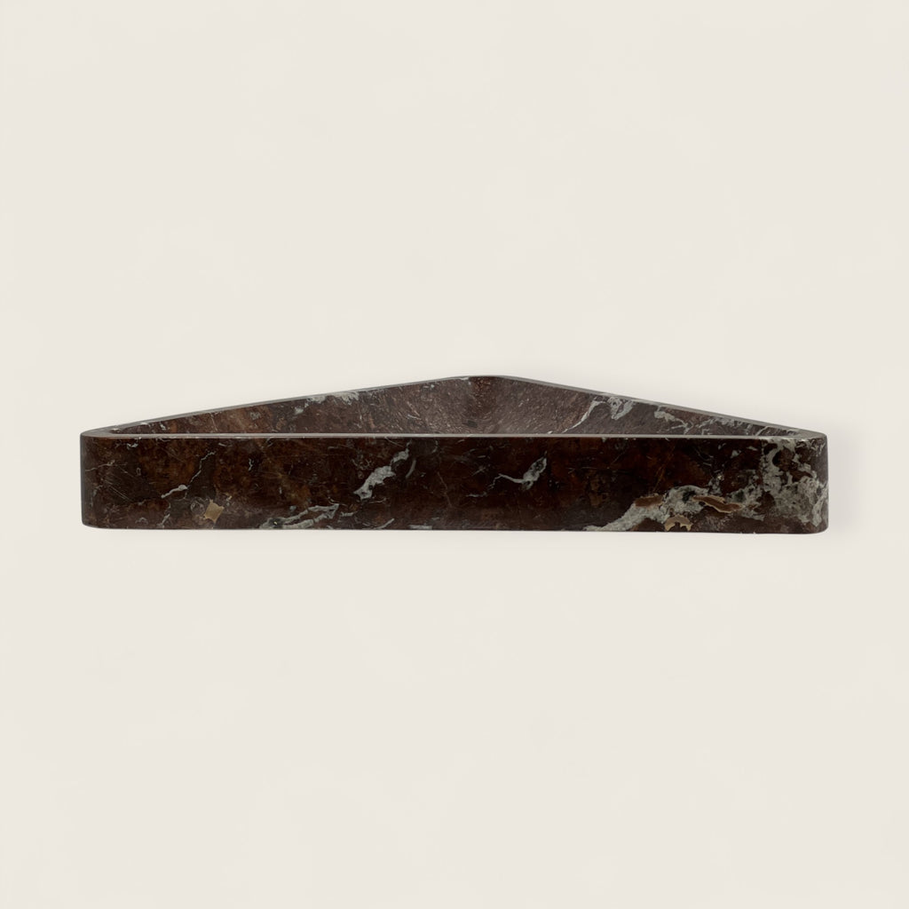 Crimson Triangle Marble Sink