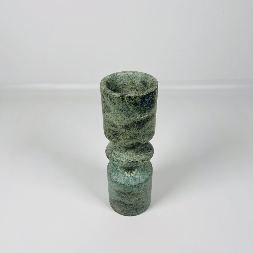 Prism Curve Jungle Green Candle Stand