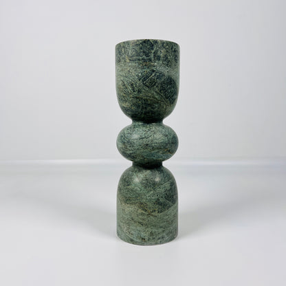 Orb-Linked Candle Stand - Green