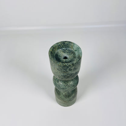 Orb-Linked Candle Stand - Green