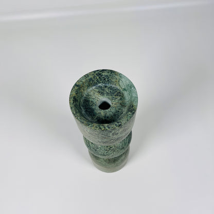 Orb-Linked Candle Stand - Green