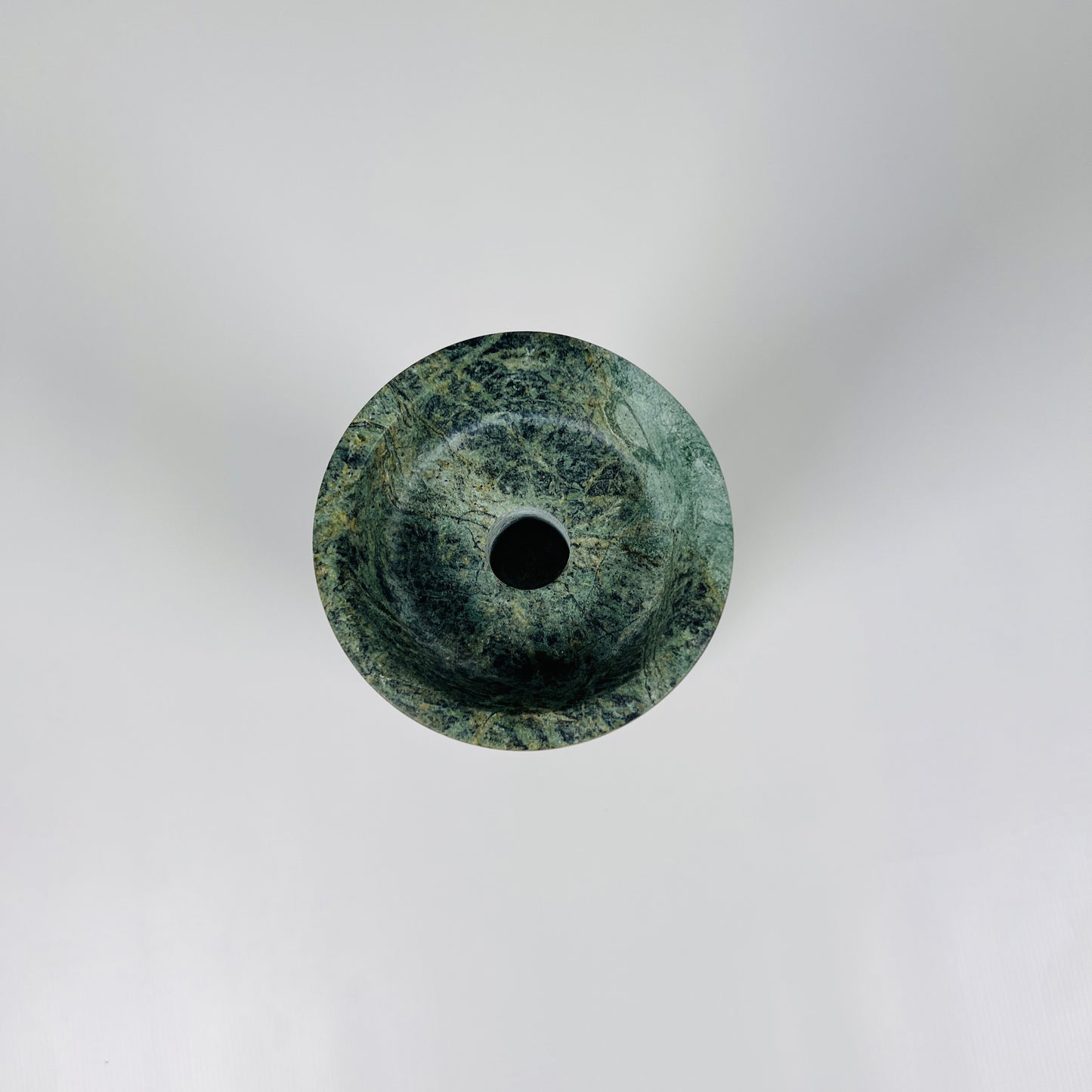 Orb-Linked Candle Stand - Green