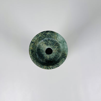 Orb-Linked Candle Stand - Green