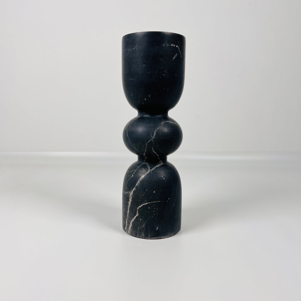 Taxila Stone Contour Curve Candle Stand