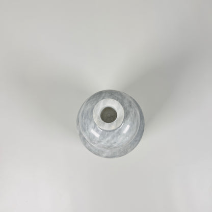 Bulbed Bottle-neck Candle Stand - Gray