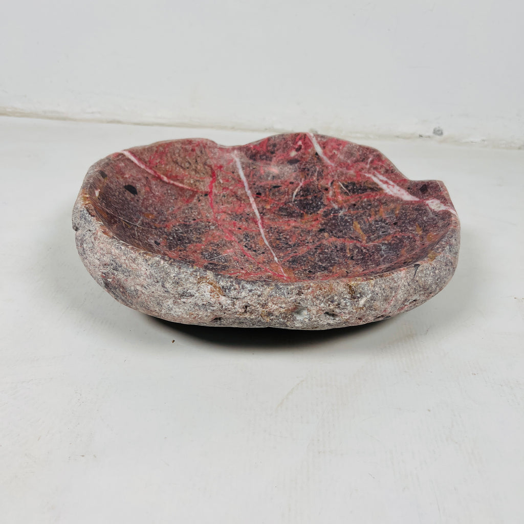 Scarlet Stone Bowl