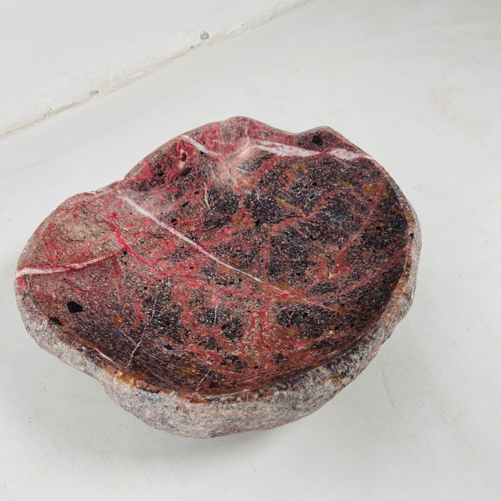 Scarlet Stone Bowl