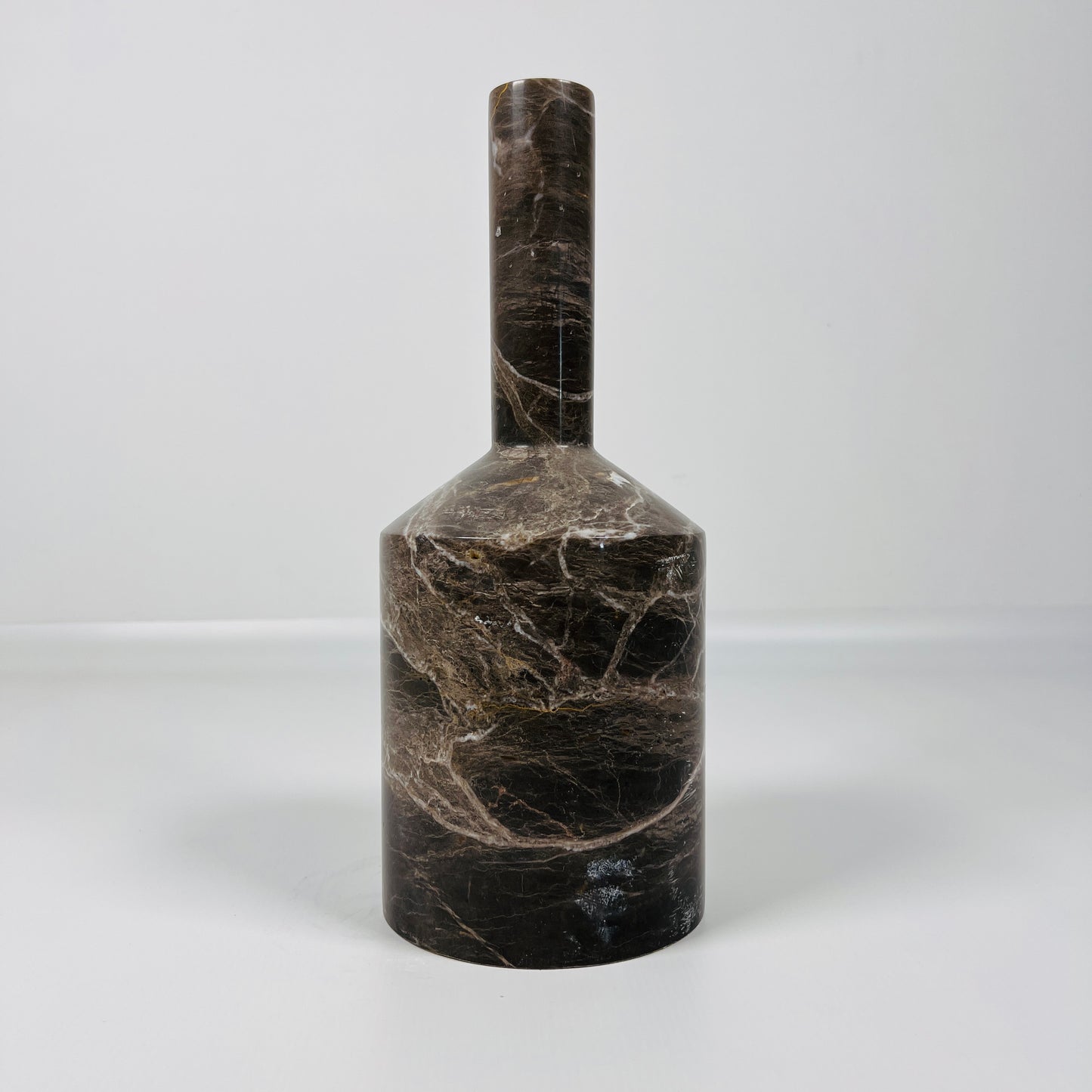 Tall-Neck Candle Stand - Black