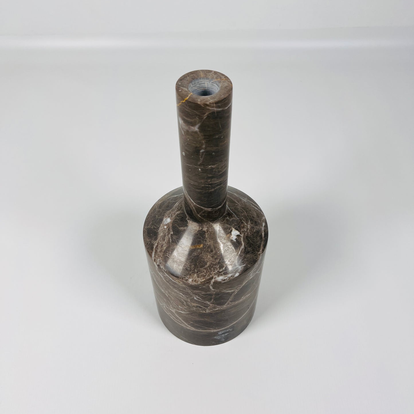 Tall-Neck Candle Stand - Black