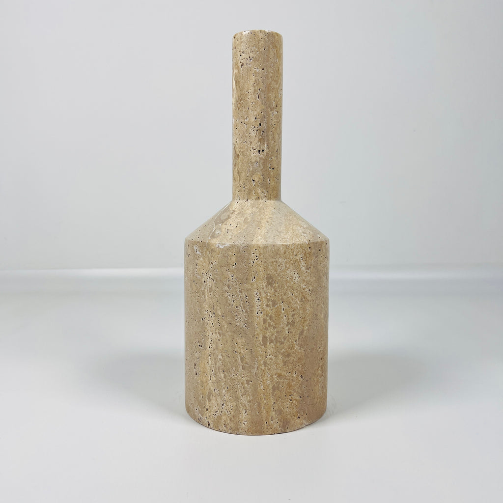 Travertine Raffinato Decor Candle Stand