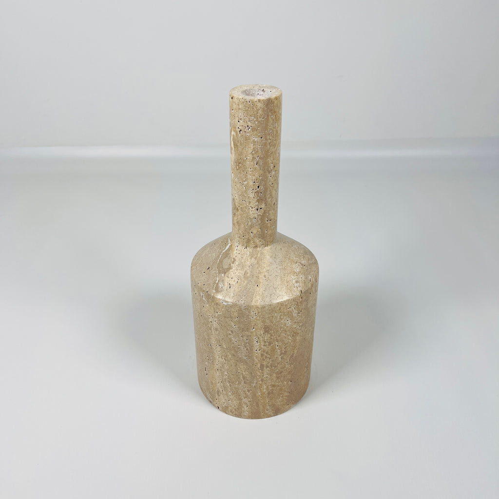 Travertine Raffinato Decor Candle Stand