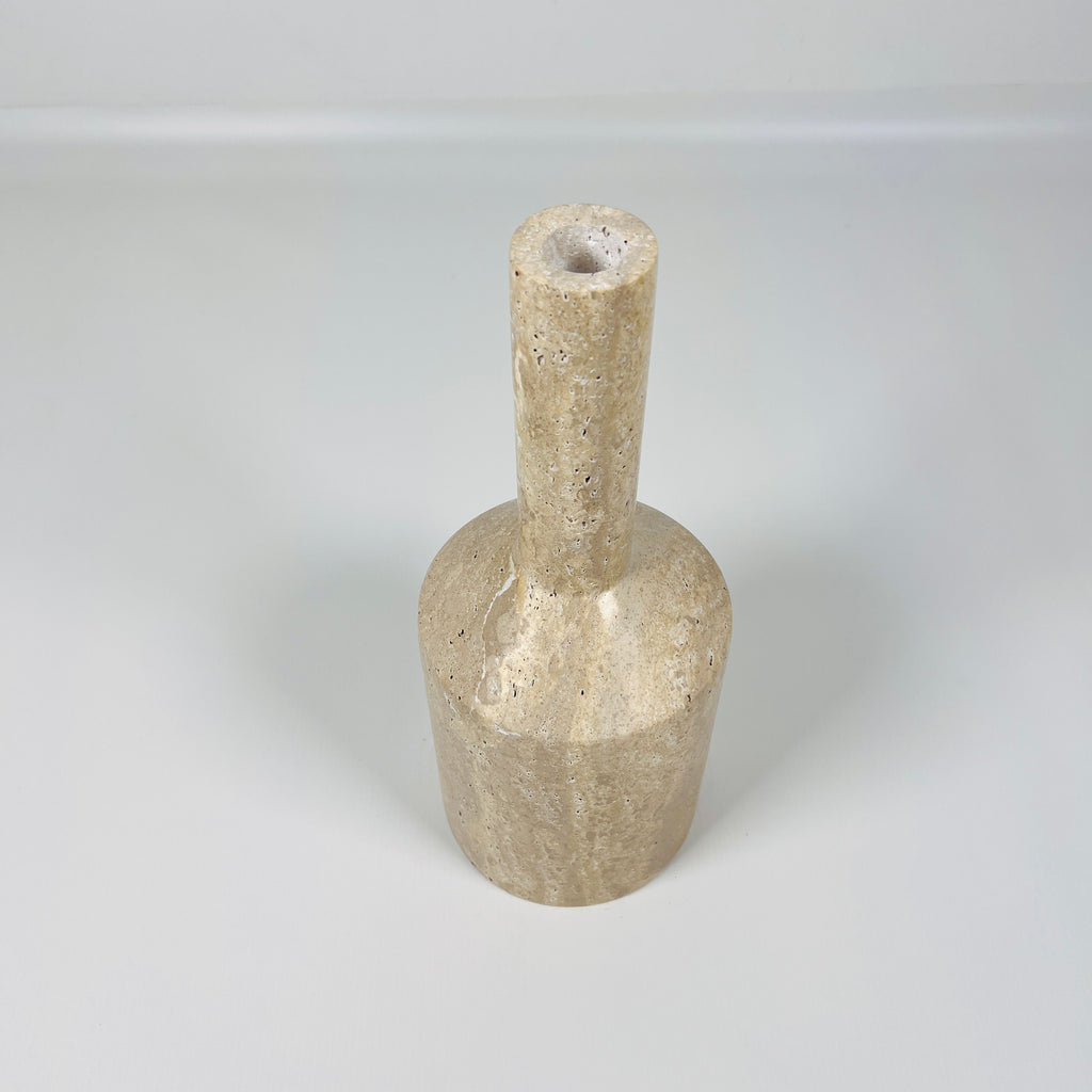 Travertine Raffinato Decor Candle Stand