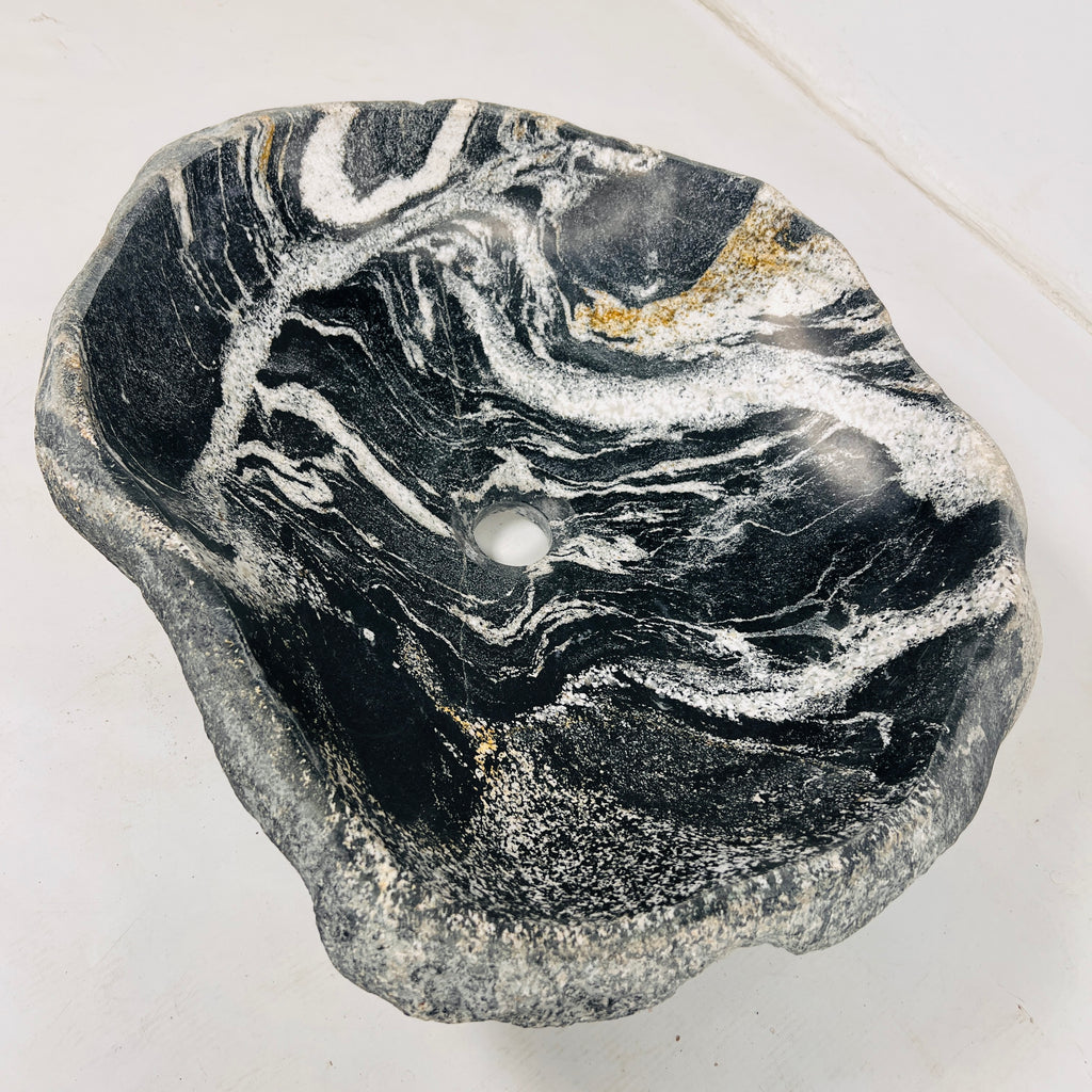 Serpentine River Stone Sink