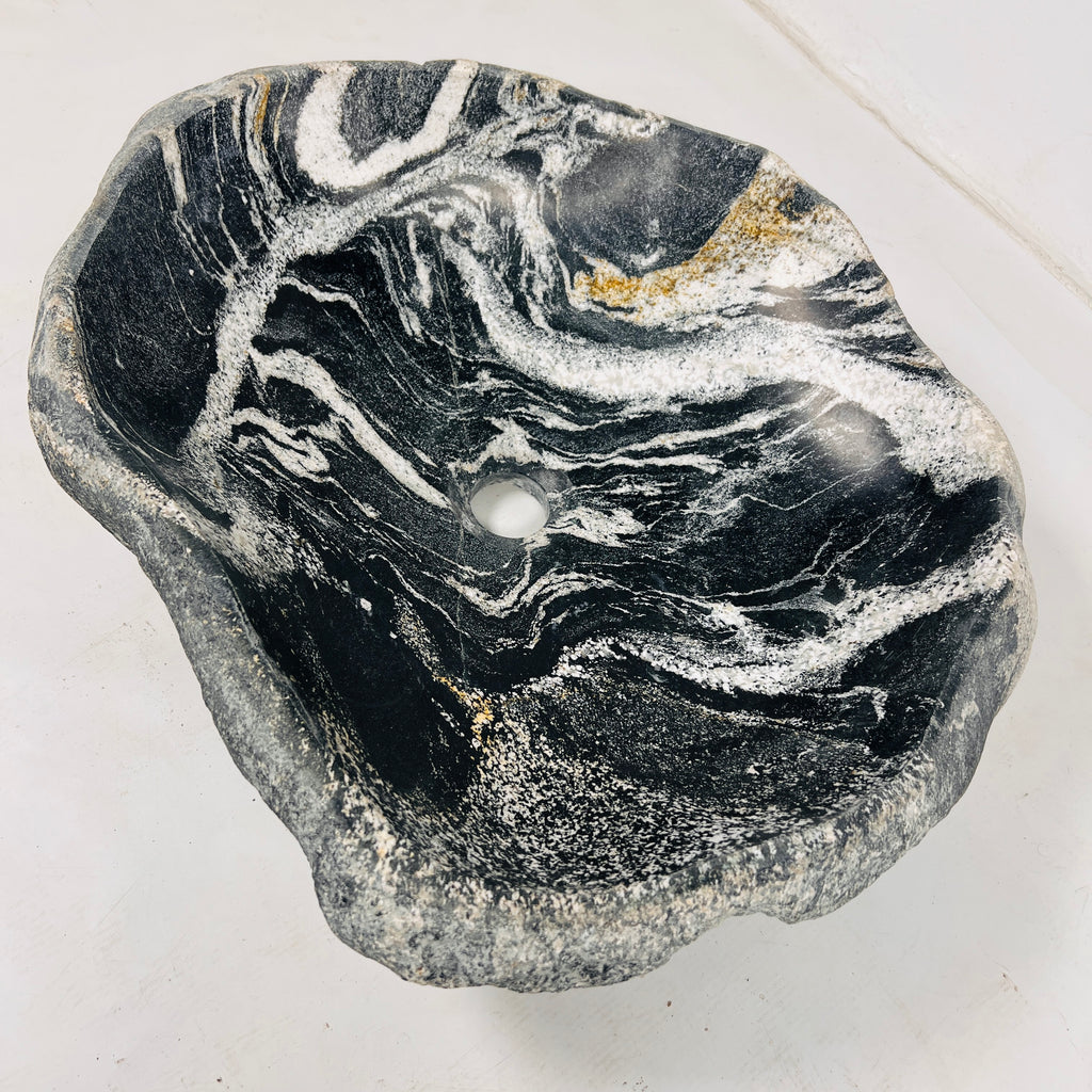 Serpentine River Stone Sink