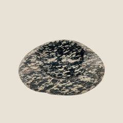 Black & White Grazed Ash Tray - Riverstone