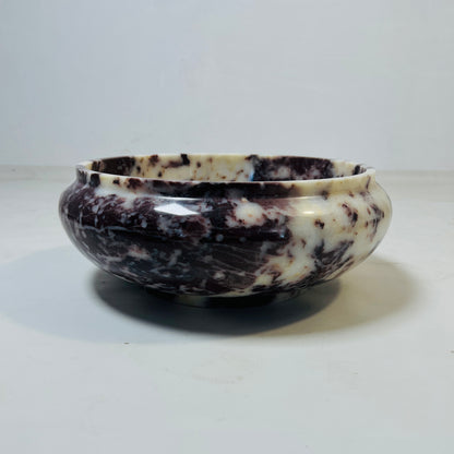 Noma Marble Bowl - Red & White