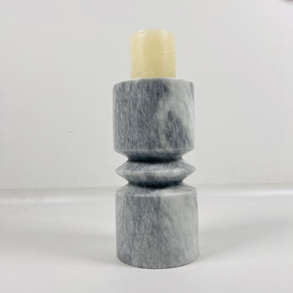 Disc Link Candle Stand - Gray