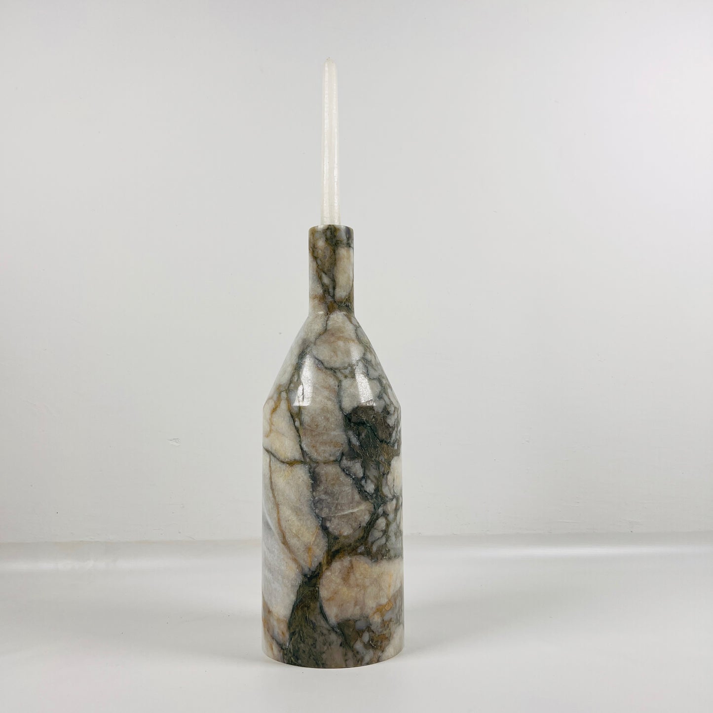 Bottle Candle Stand - Green