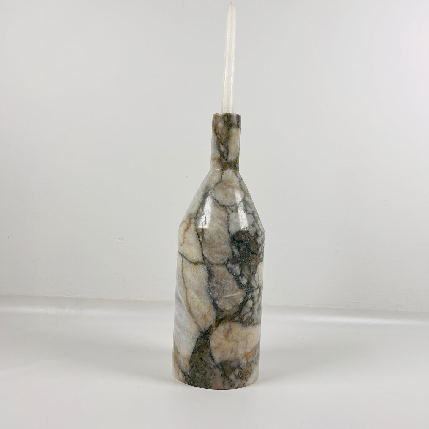 Bottle Candle Stand - Green