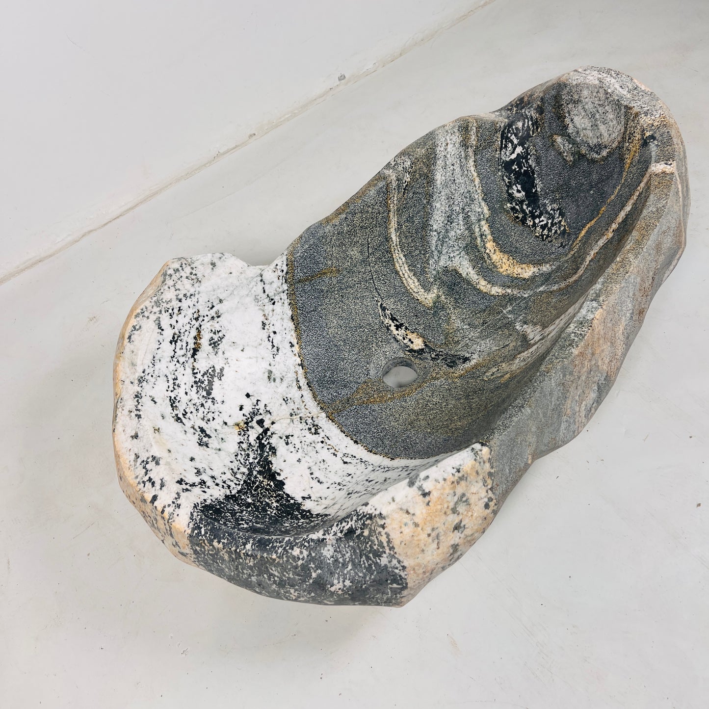 Watercarved Sink - River Stone