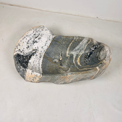 Watercarved Sink - River Stone