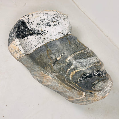 Watercarved Sink - River Stone