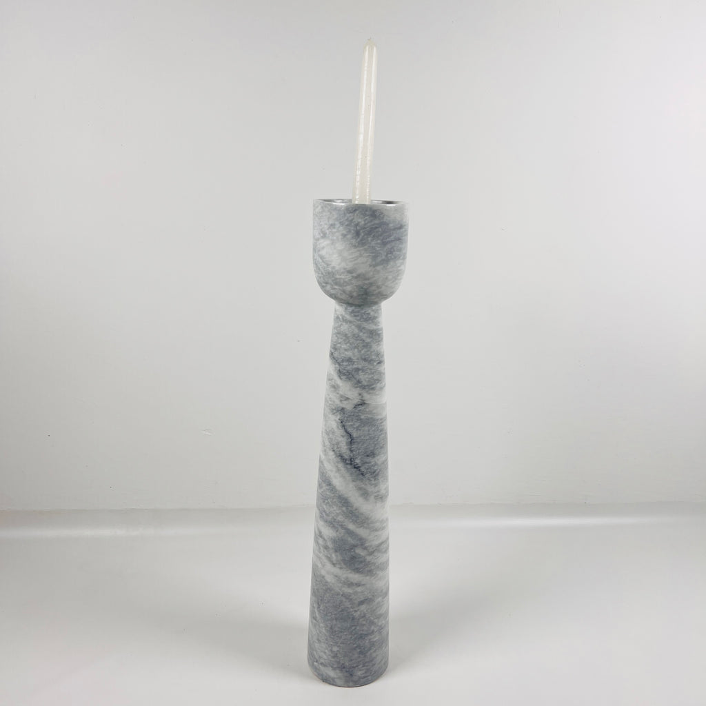 Cup Topped Marble Candle Stand (Medium)