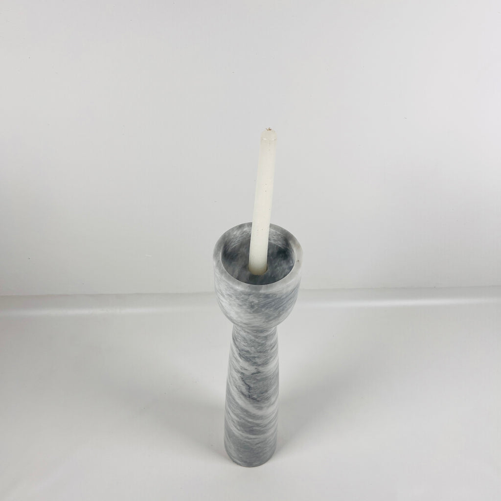 Cup Topped Marble Candle Stand (Medium)