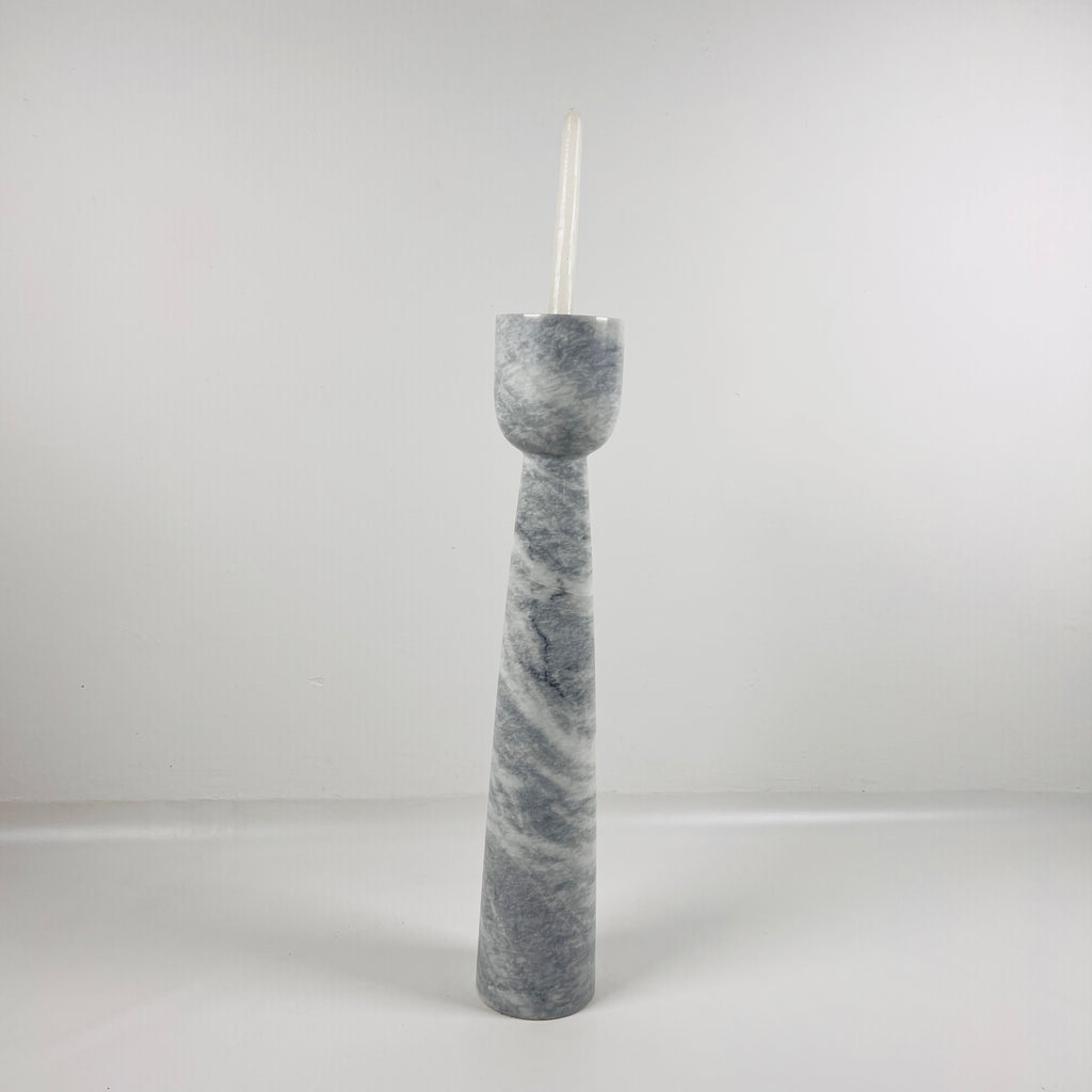 Cup Topped Marble Candle Stand (Medium)