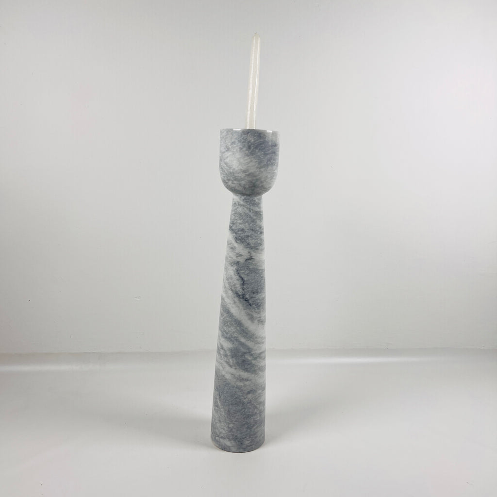 Cup Topped Marble Candle Stand (Medium)