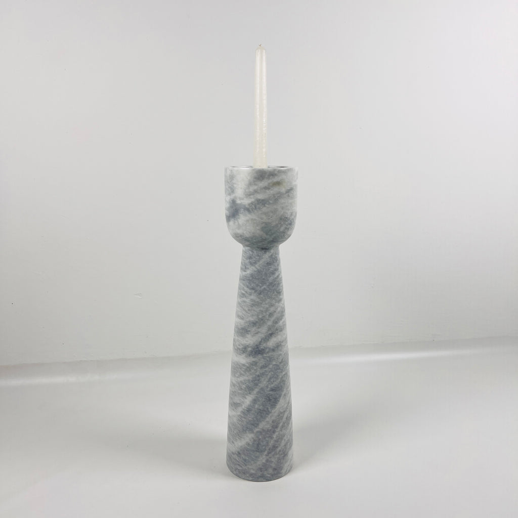 Cup Topped Marble Candle Stand (Small)