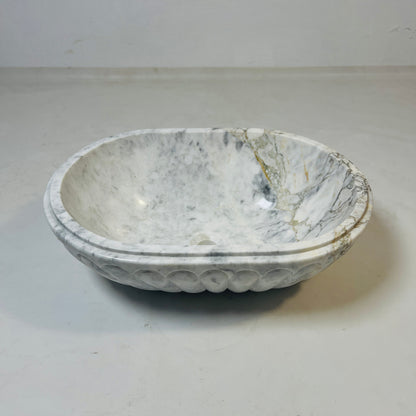 Mist & Gold Carved Sink