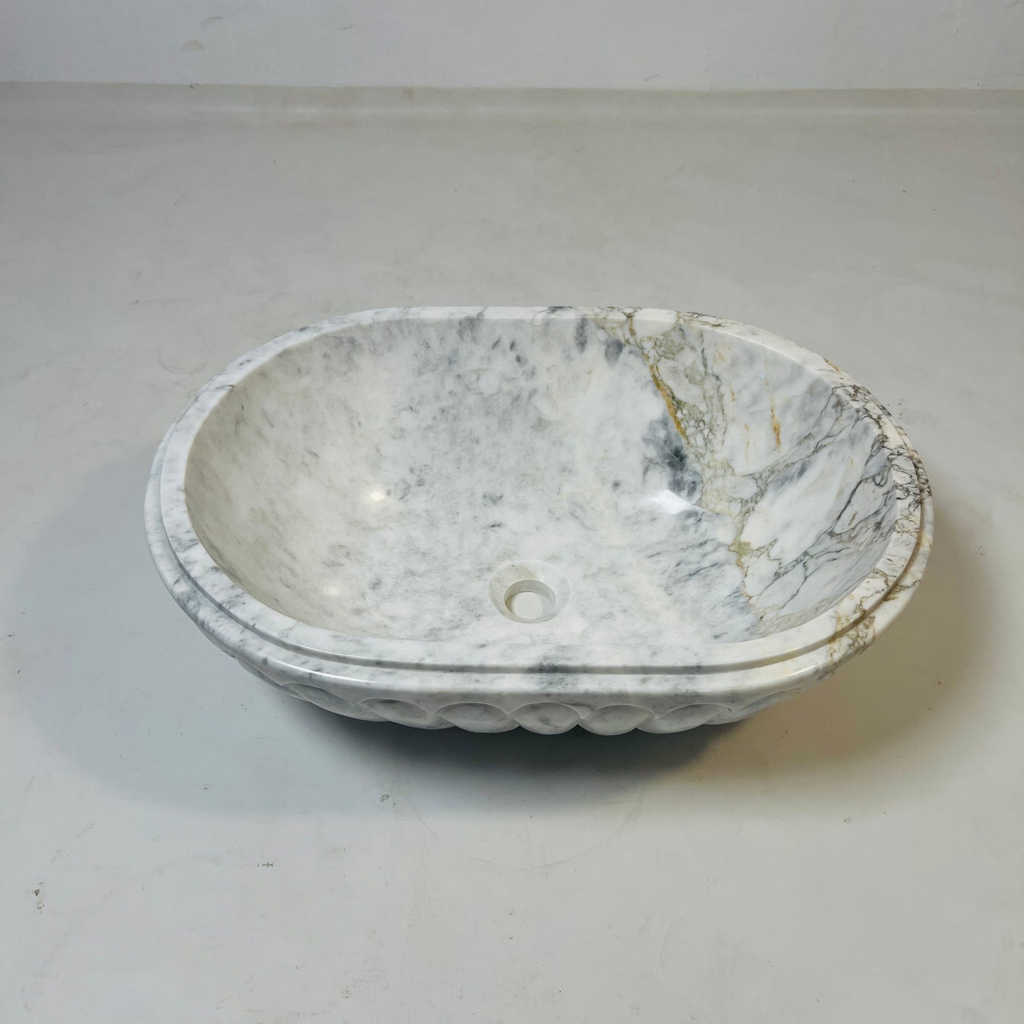 Mist & Gold Carved Sink