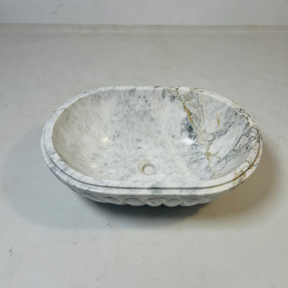 Mist & Gold Carved Sink