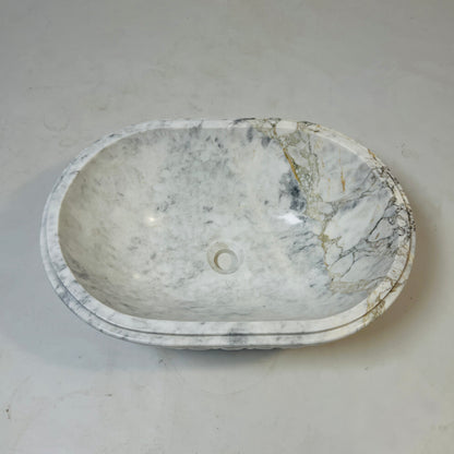 Mist & Gold Carved Sink
