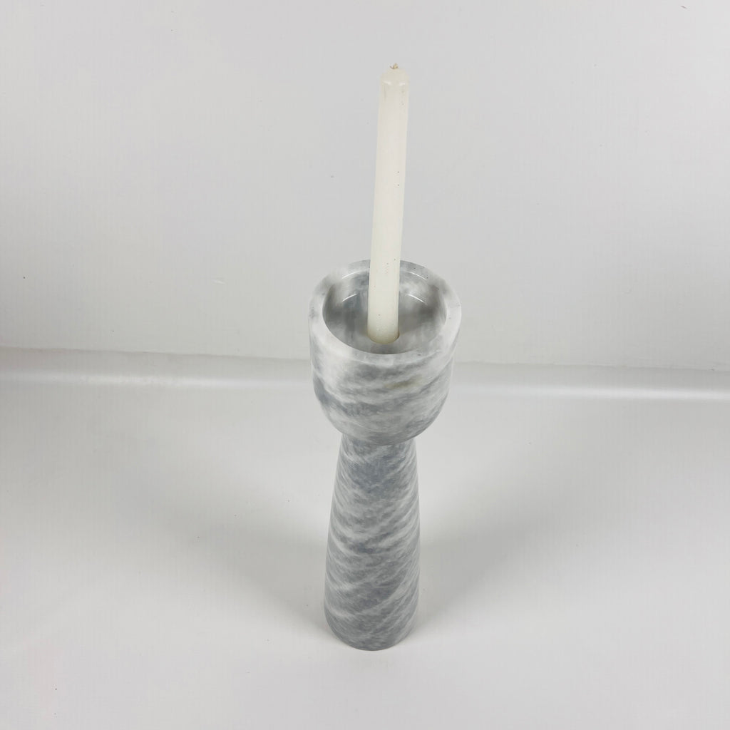 Cup Topped Marble Candle Stand (Small)